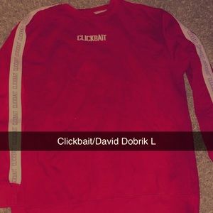 Clickbait/David Dobrik Crewneck